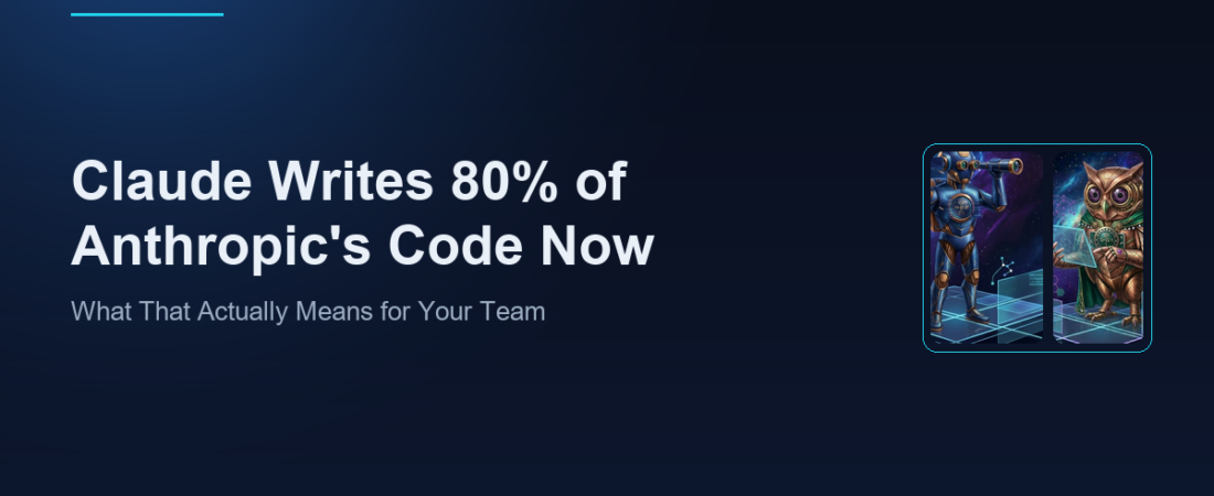 Claude Writes 80% of Anthropic’s Code Now: What That Actually Means for Your Team